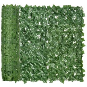 Grass Wall Panels, 118x39 Artificial Grass Wall, Outdoor Fabric, Greenery Backdrop Panels Wall for Outdoor, Indoor, Dark Green