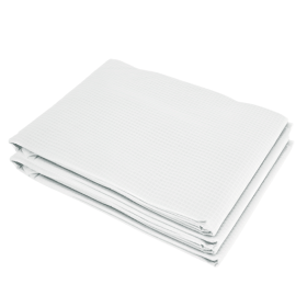 20' x 10' x 7' Greenhouse Replacement Walk-in PE Hot House Cover with 12 Windows Roll-Up & Zipper Door, White